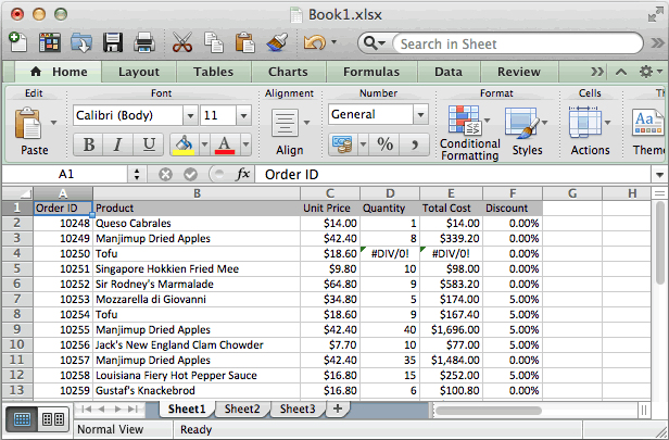pivot tables on excel for mac